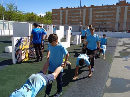 Jornada Parkour. 22 de abril de 2023.