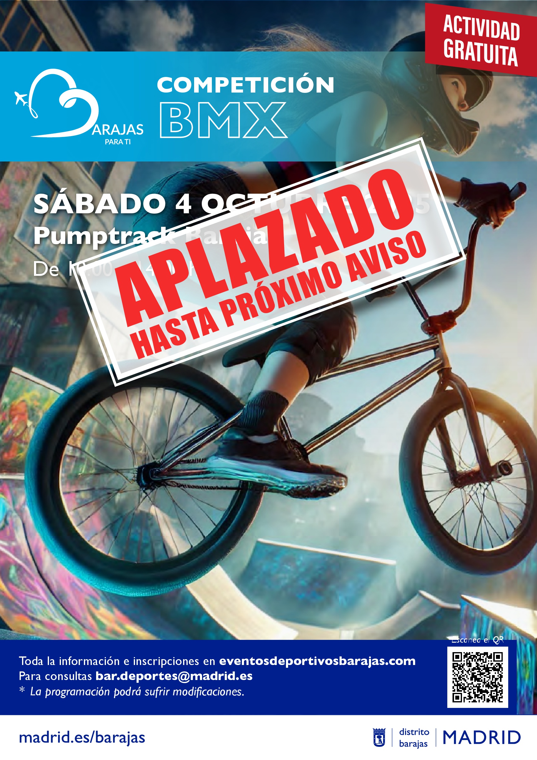 bmx-aplazado-octubre-2025-eventos-deportivos-barajas